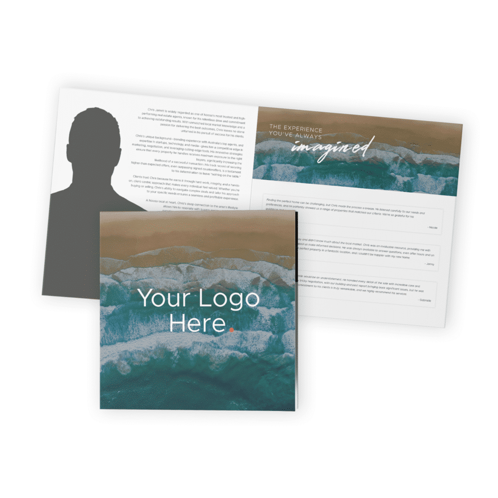 Agent Bio Brochure - 4 Pages