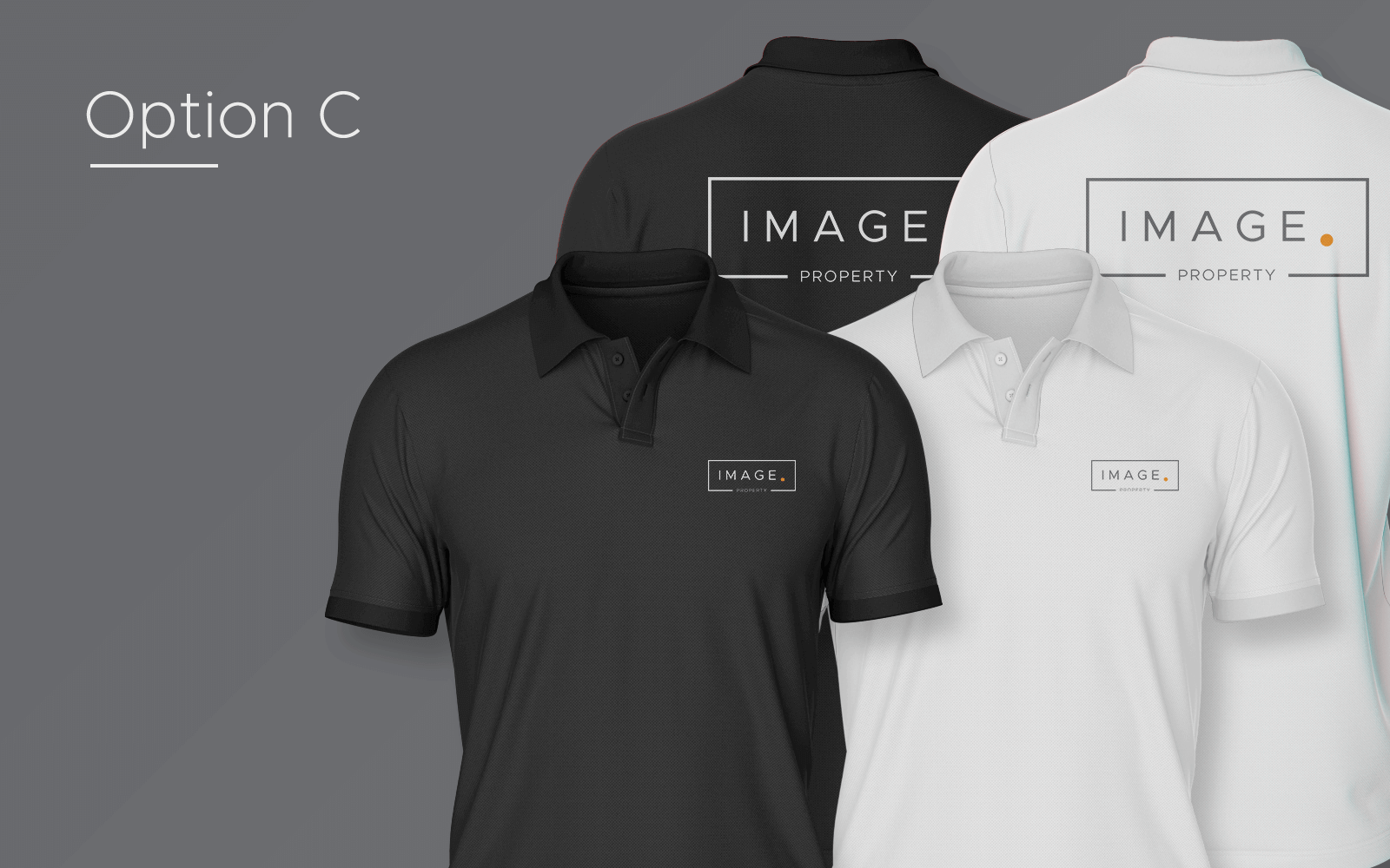 Embroidered Image Logo Polo Shirt